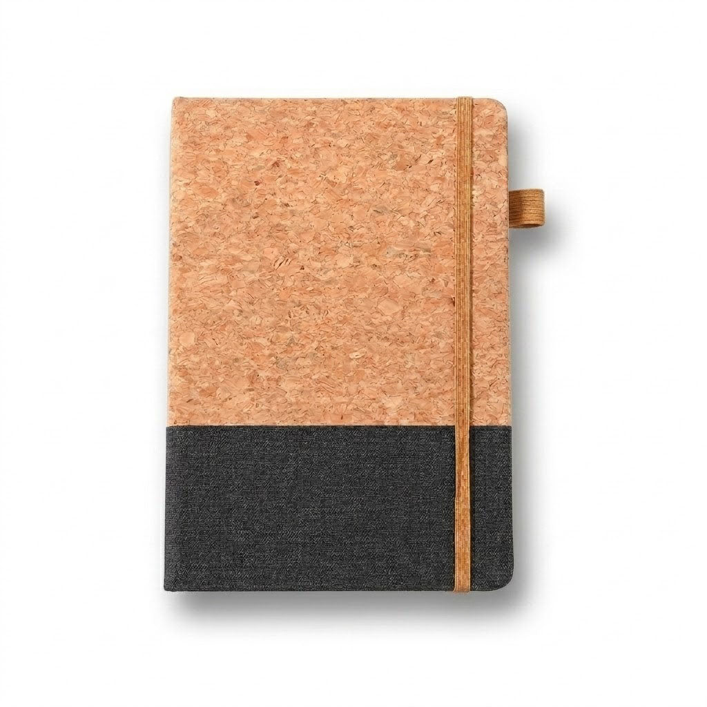 Premium Cork Patchwork Business Notebook
