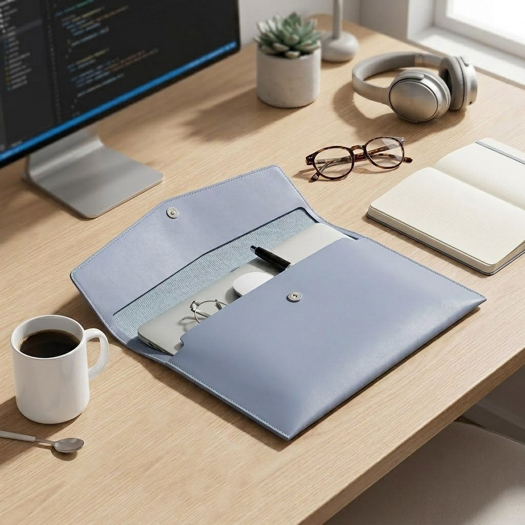 Premium Business A4 Leather Document Folder
