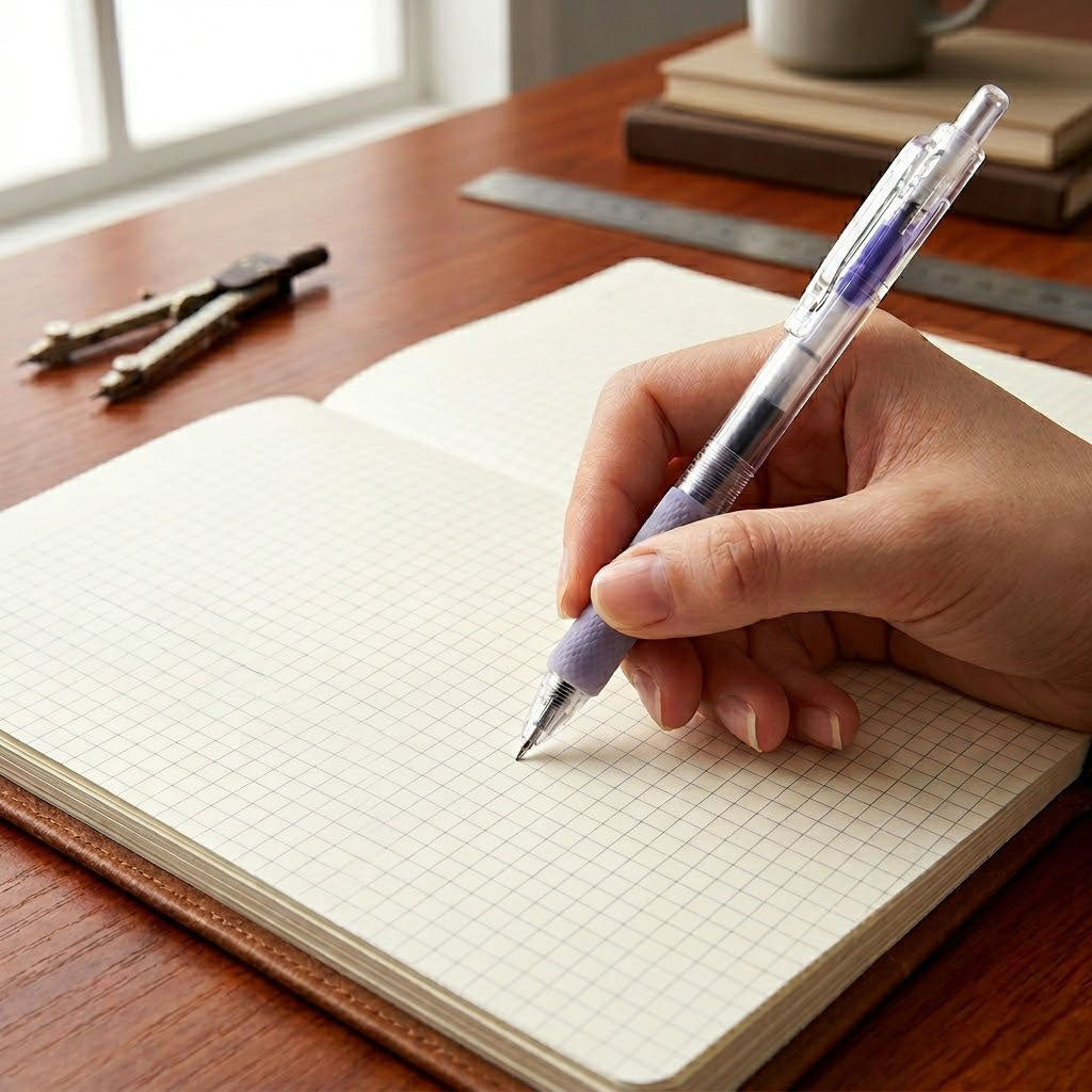 High-Capacity Retractable Gel Pen