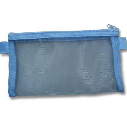 Minimalist Transparent Mesh Stationery Pouch