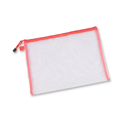 Professional Transparent Mesh Zipper Folder