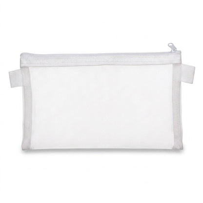 Minimalist Transparent Mesh Stationery Pouch